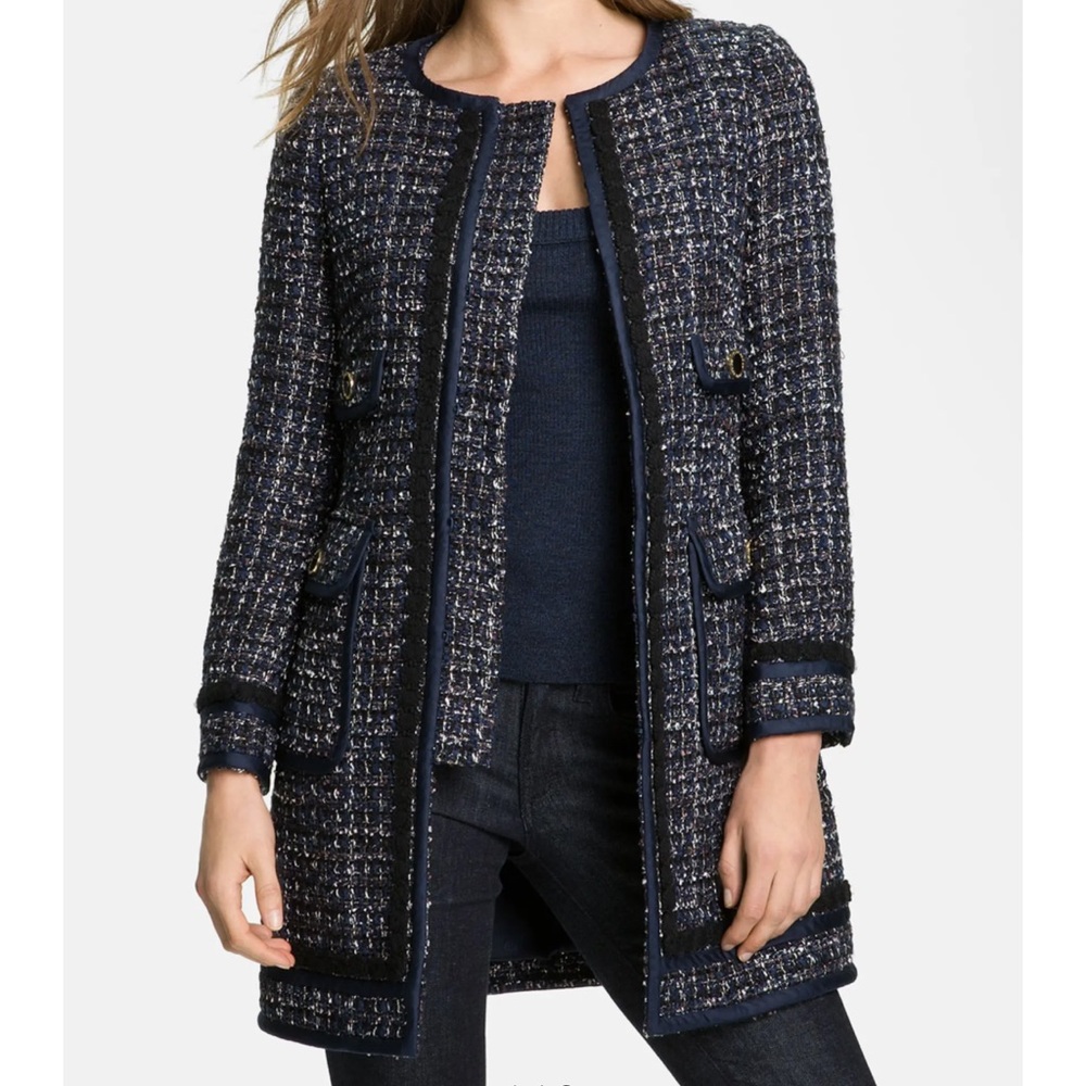 Tory Burch Annabelle Tweed 3/4 Jacket